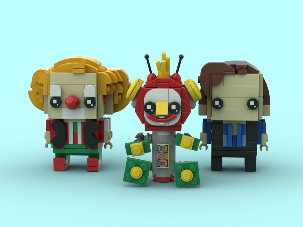 tuin Doctor in de filosofie wasmiddel LEGO MOC Bassie, Adriaan & Robin-the-robot by LegoMocBrickheadz |  Rebrickable - Build with LEGO