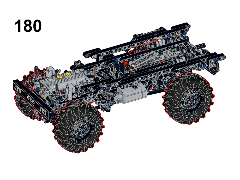 LEGO MOC-92268 Unimog U437 LWB by thirdwigg | Rebrickable - Build with LEGO