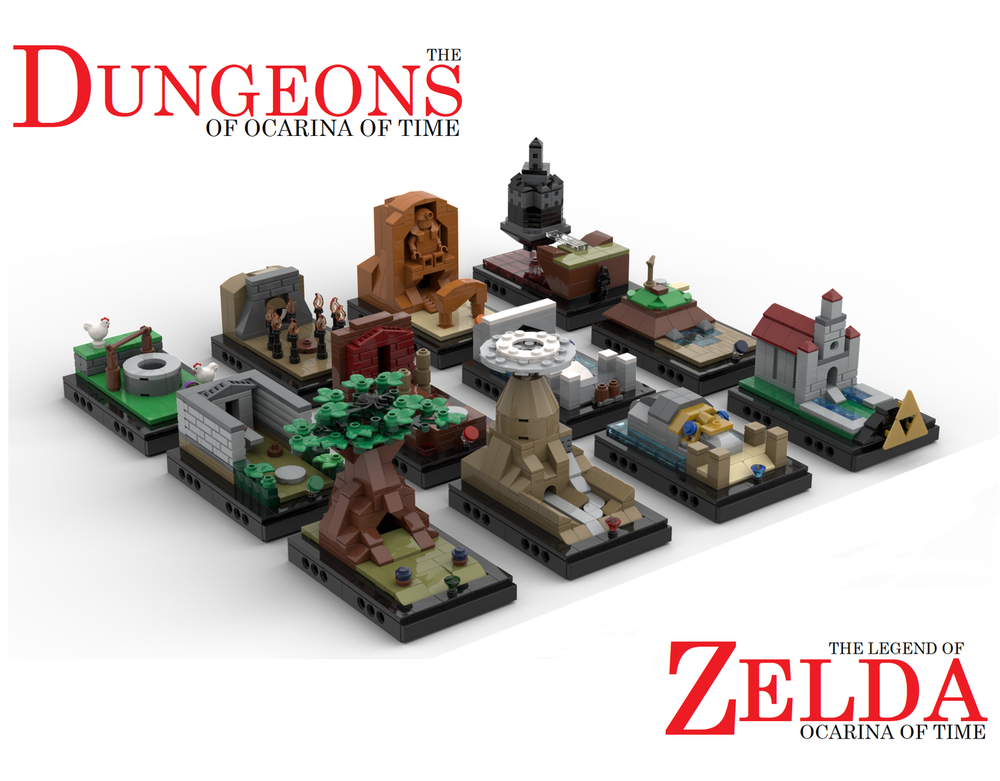 LEGO MOC The Dungeons of Ocarina of Time by emil_mu