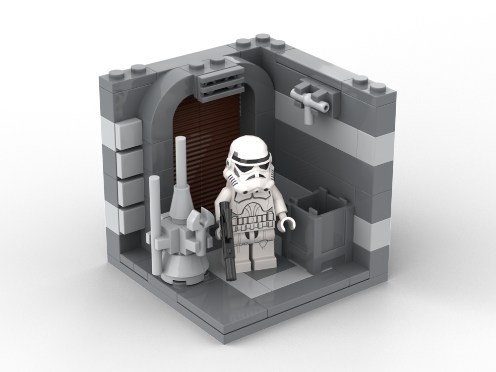 LEGO MOC Clone Trooper Minifigure Stand by gabizon