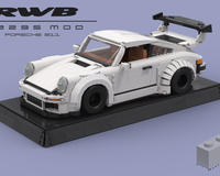 RWB Moc Car Technic Set Custom Model Vehicle Building Blocks Bricks online Children Gif