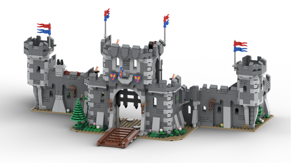 LEGO MOC Black Monarch's Castle - Remake by LCas89 | Rebrickable ...