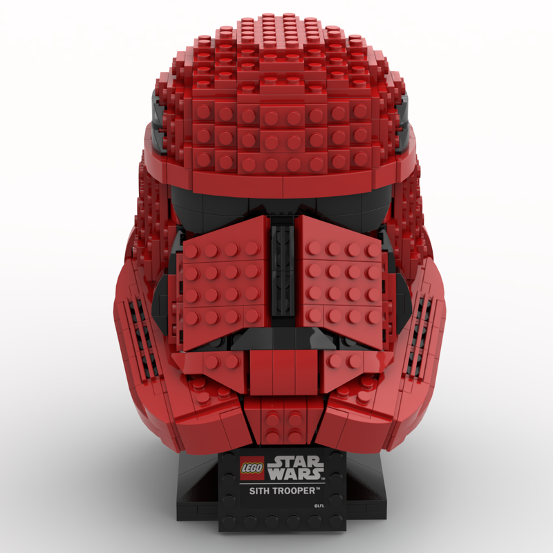 Lego Moc Sith Trooper Helmet Sw Lego Helmet Collection Style By Albo Lego Rebrickable