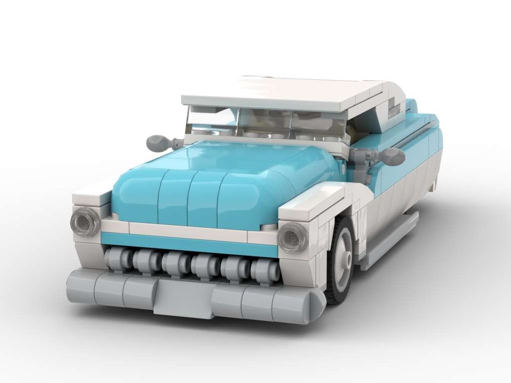LEGO MOC-92856 1950s Prime Planet Coupe - Medium Azure by
