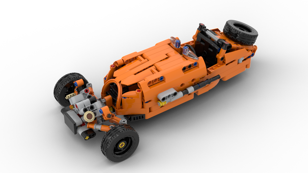 LEGO MOC 42093 Morgan 3wheeler V2 by ilyabuilder724 | Rebrickable - with LEGO