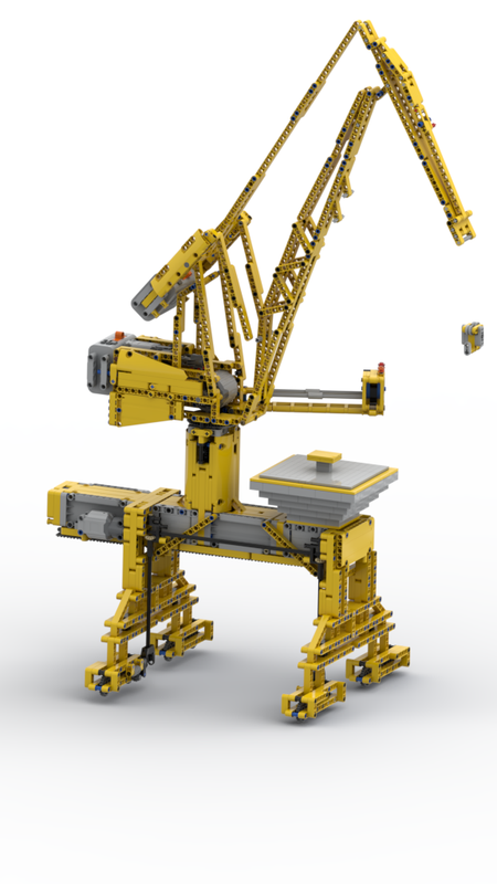 Midden Kruiden Bijna dood LEGO MOC Lego Technic Haven Kraan by Je_Weet_Wel | Rebrickable - Build with  LEGO