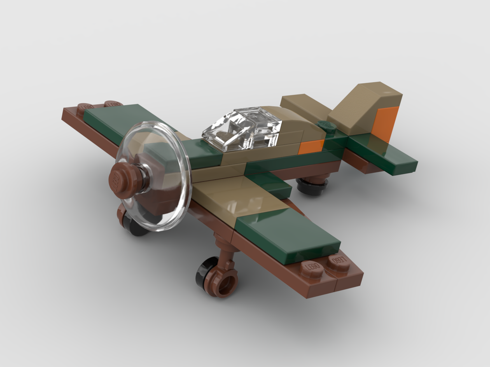 LEGO MOC Micro Fokker D.21 by Jitze | Rebrickable - Build with LEGO