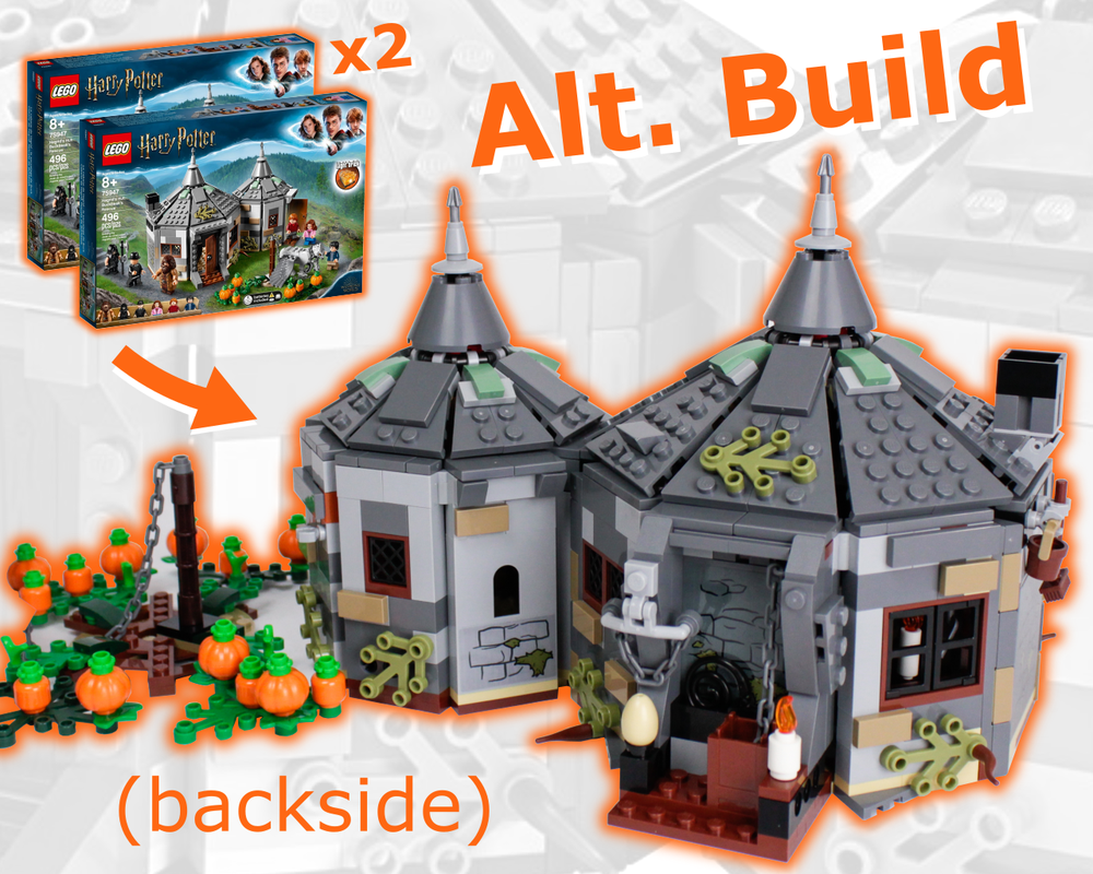 LEGO MOC Hagrıd's Hut w/ Back Alt Build by Stonewall Bricks | Rebrickable - Build with