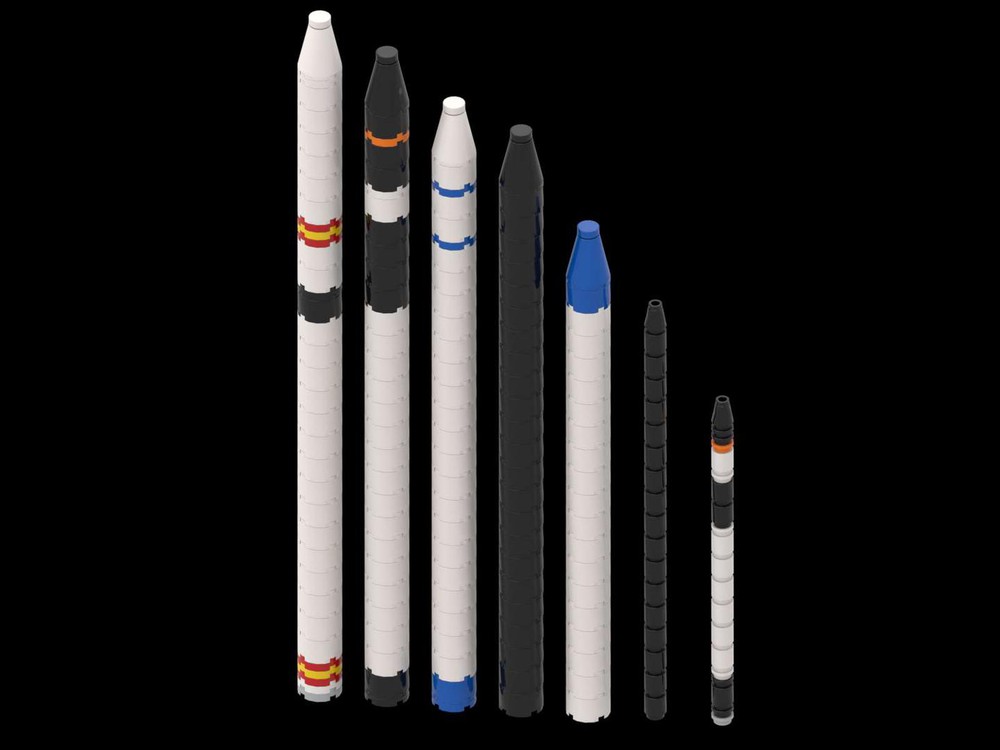 LEGO MOC European small launch vehicles (1:110 scale - as Saturn V) by ...