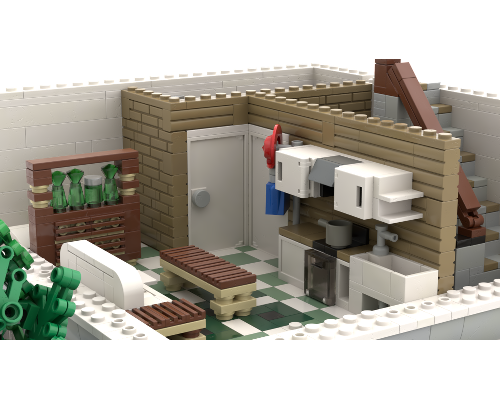 LEGO MOC LEGO® Pharmacy & Appartment Building by Knob van Brick ...