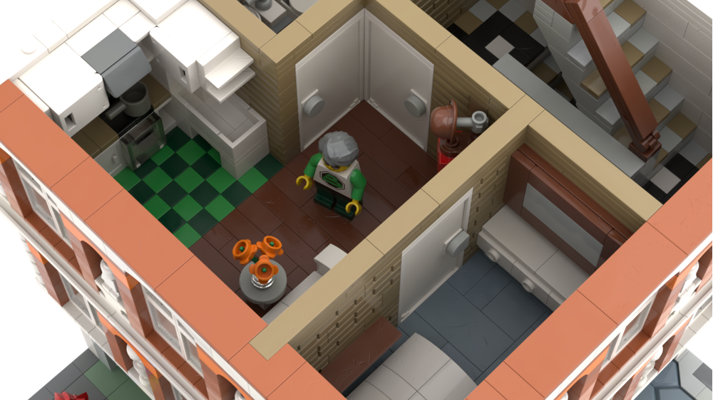 LEGO MOC LEGO® Pharmacy & Appartment Building by Knob van Brick ...