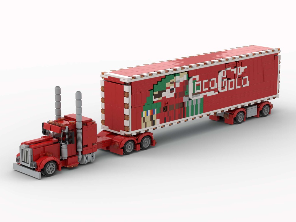 uophørlige jul let LEGO MOC Christmas truck by JBolink | Rebrickable - Build with LEGO