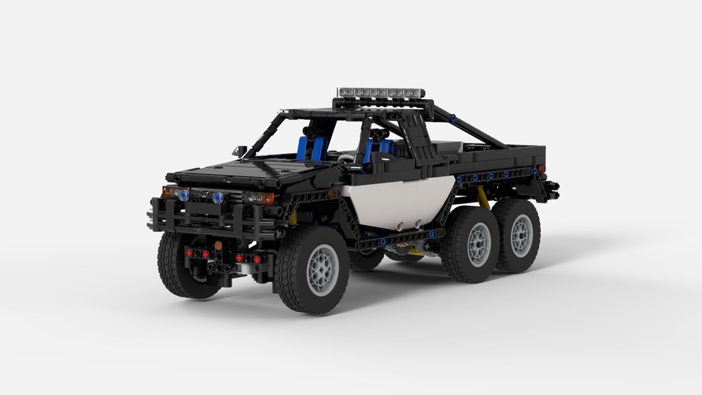 Held og lykke Forhåbentlig Sidst LEGO MOC Pickup Truck 6x6 by Gear mast | Rebrickable - Build with LEGO