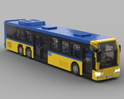 LEGO MOC 1976 Ikarus 260 City bus by SpeedHunCreations