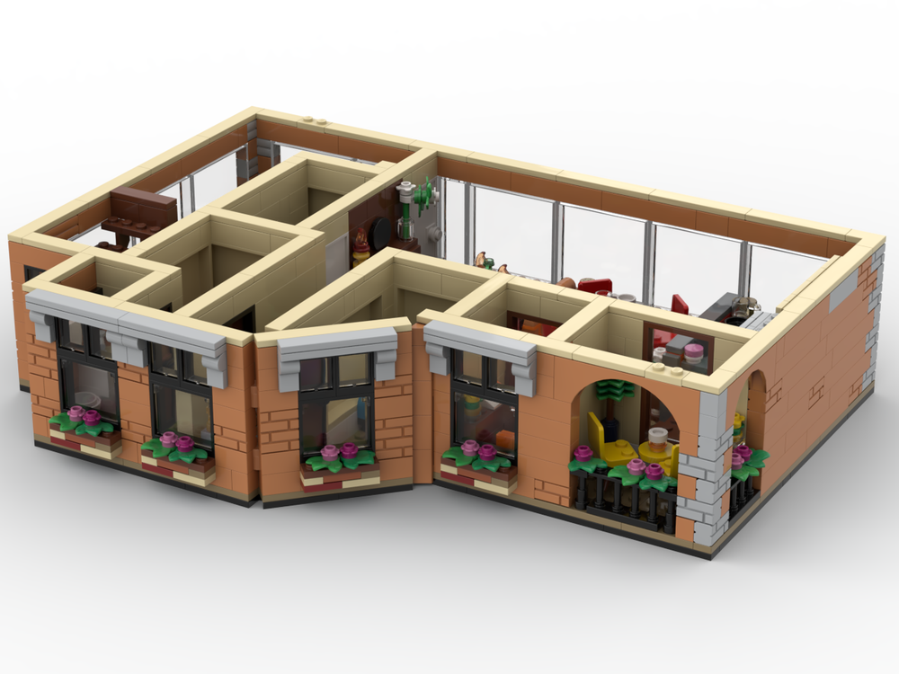 MOC SitComplex - Will & Grace Apartment by Brick Artisan | Rebrickable - Build with LEGO
