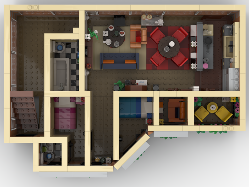 LEGO MOC SitComplex - Will & Grace Apartment by Brick Artisan ...