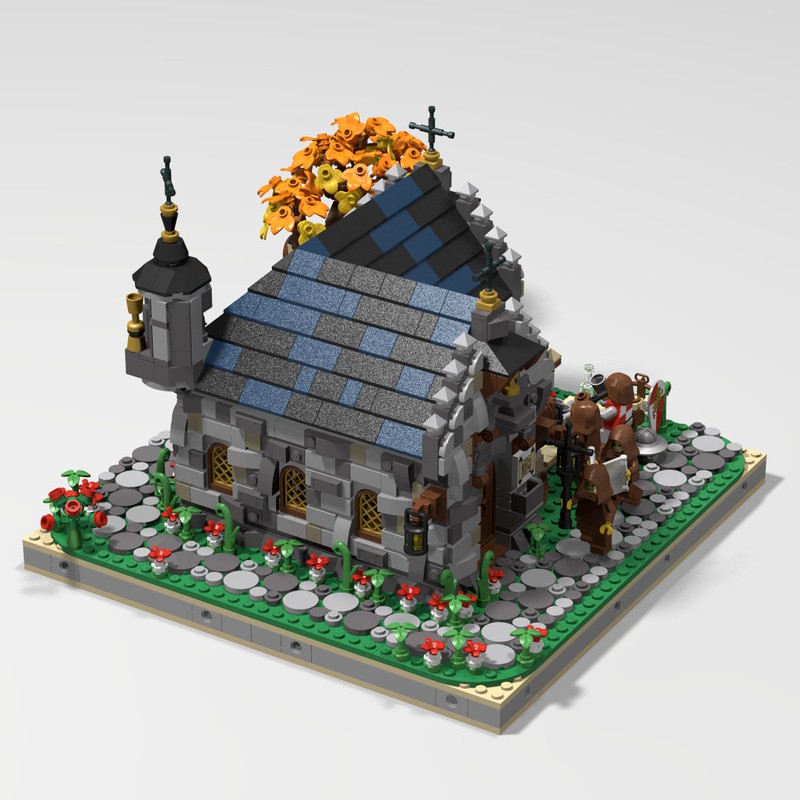 LEGO MOC Medieval chapel by dariusdrum | Rebrickable - Build with LEGO