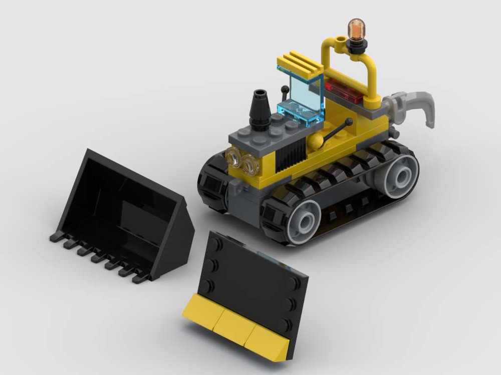 LEGO MOC mini Bulldozer by LeFisch | Rebrickable with