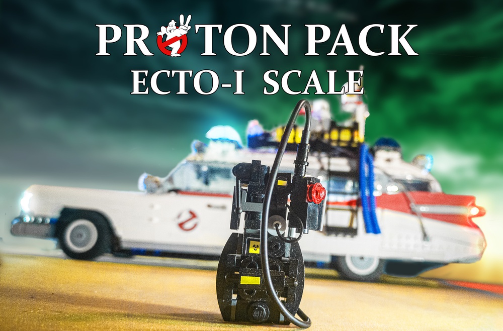 LEGO MOC Proton Pack 10274 ECTO-1 scale Ghostbusters Afterlife