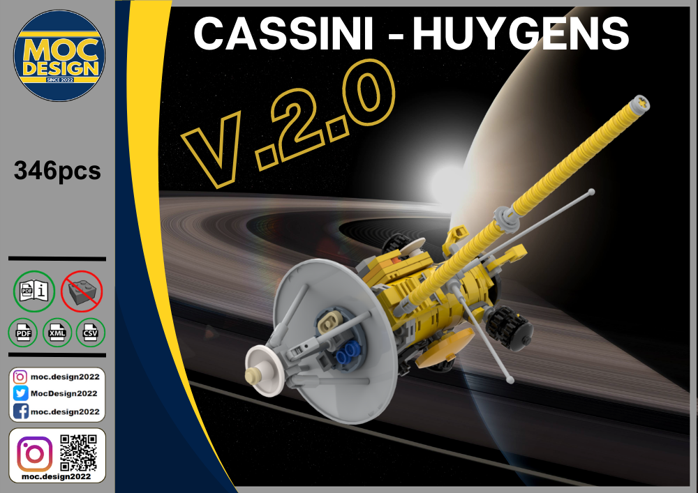 LEGO MOC Cassini Huygens by MOC DESIGN | Rebrickable - Build with LEGO