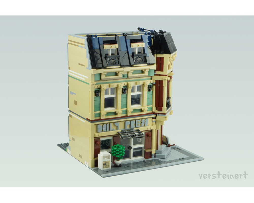 LEGO MOC 10278 - The Daily Press - Modular Newspaper Print Shop by ...