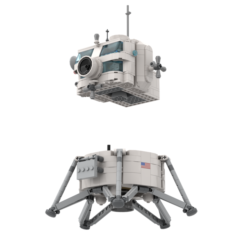 LEGO MOC 1962 Lunar Excursion Module Design (Lunar Lander) by zeegiraf ...