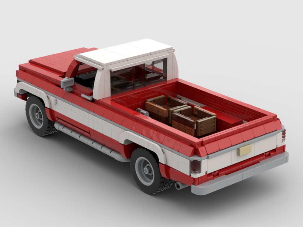 Chevy K10 Lego Silverado Set LEGO MOC Chevrolet K10 Silverado 1978
