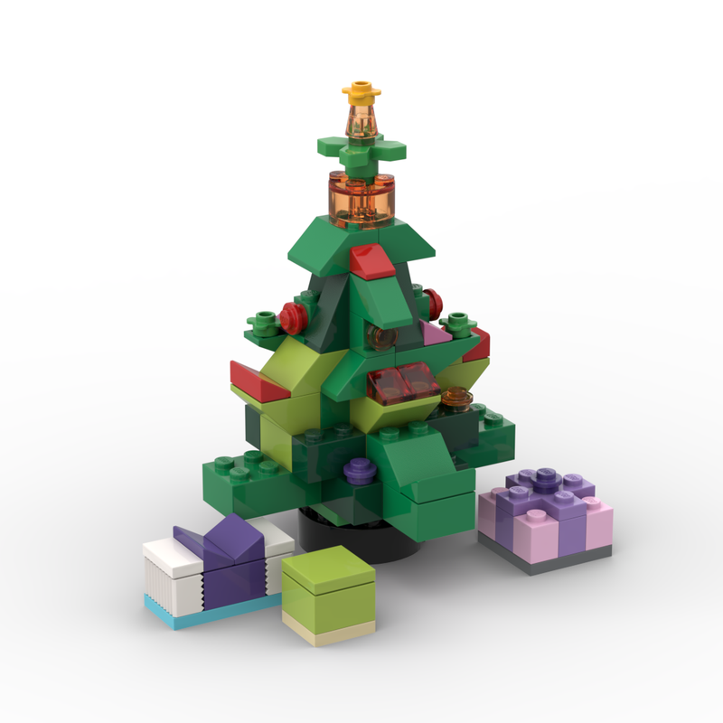 LEGO MOC CHRISTMAS TREE and PRESENT PDF (design 2020) by LEGOidea | Rebrickable - Build with LEGO