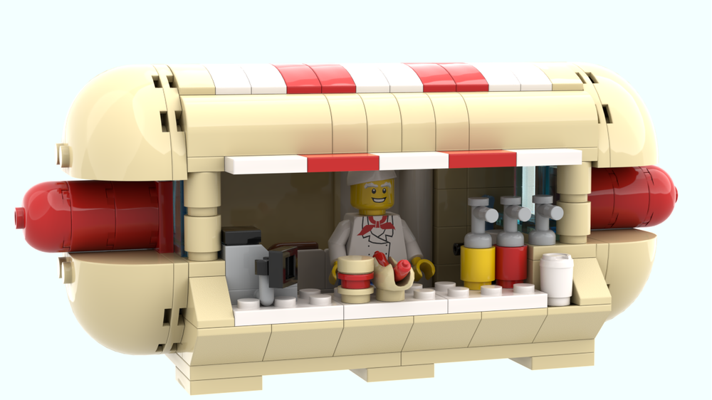 Hot dog stand lego sale