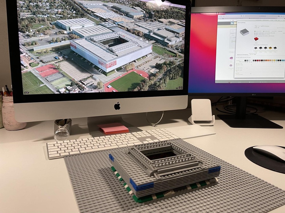 LEGO MOC Merkur Spiel-Arena Fortuna Düsseldorf by Oberpongo