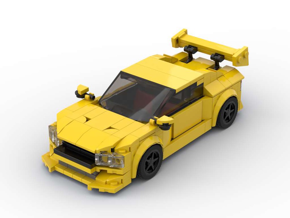 evolution car yellow