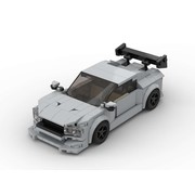 Mitsy Lancer Evo - Light Bluish Gray