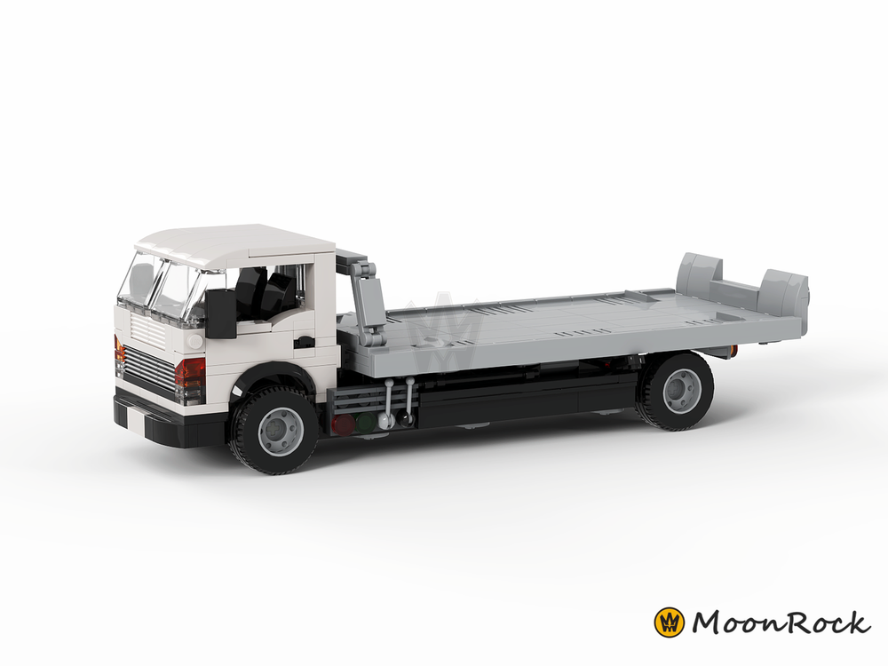 LEGO MOC NISSAN Flatbed truck by | Rebrickable Build with LEGO