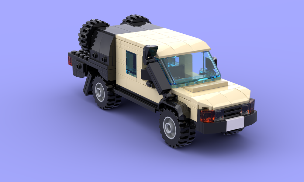 Goedaardig roterend Kort leven LEGO MOC UPDATED: Toyota Land Cruiser 79 includeds both models (box back  shown) by Absolute_lego_builds | Rebrickable - Build with LEGO