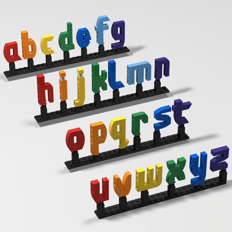 LEGO MOC Letters by Rebrickable - Build LEGO