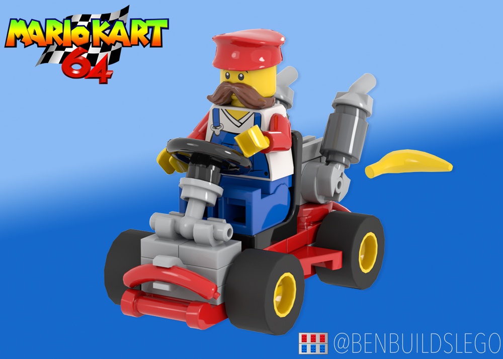 LEGO MOC Mario Kart 64 by benbuildslego