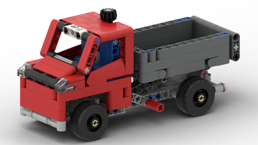 Lego Moc 42060 Truck Red Version By Brickman7 Rebrickable Build