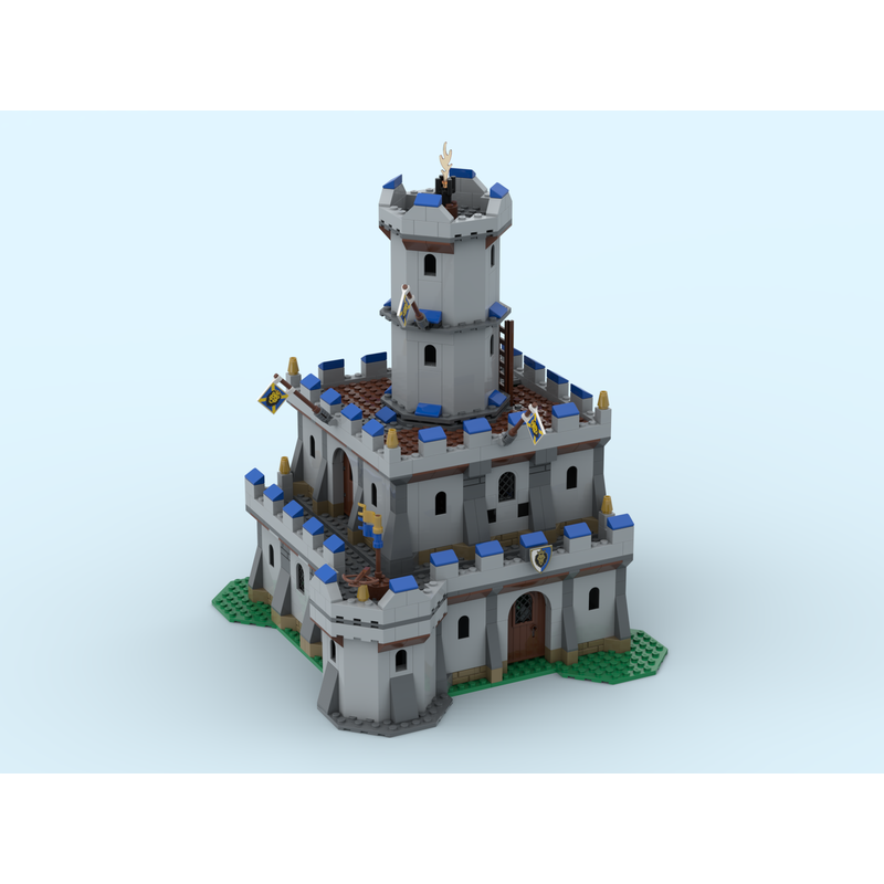 LEGO MOC-94360 70404 Modular Corner Castle by Dafeld | Rebrickable