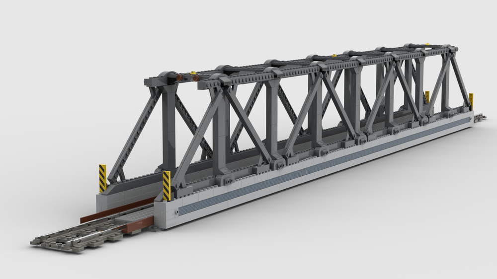 LEGO MOC Truss Train Bridge Ratticus Designs by Ratticus | Rebrickable - Build
