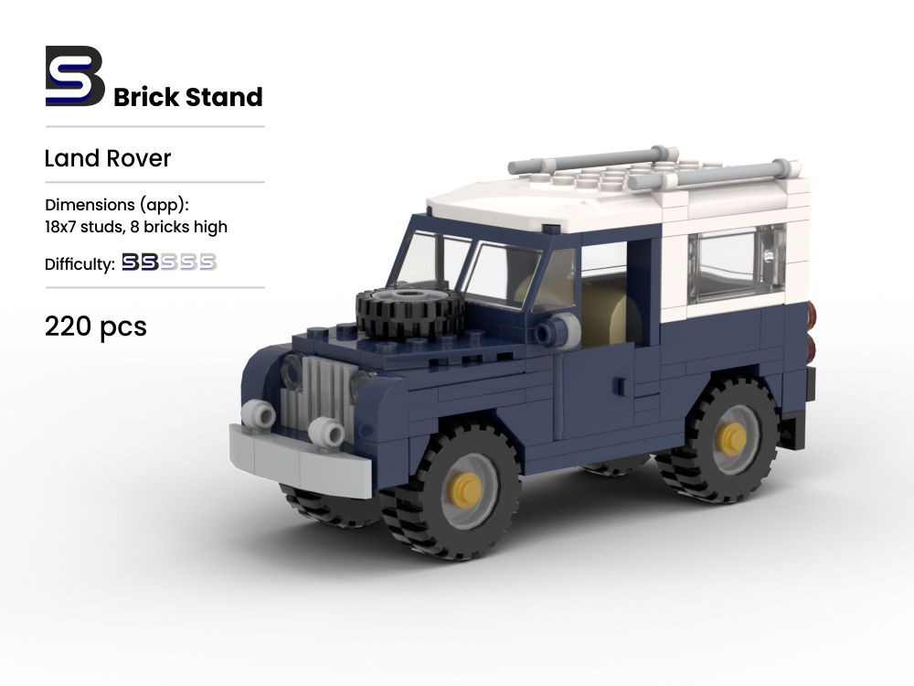 Lego Land Rover Defender Is a Brick You Can Build from Bricks
