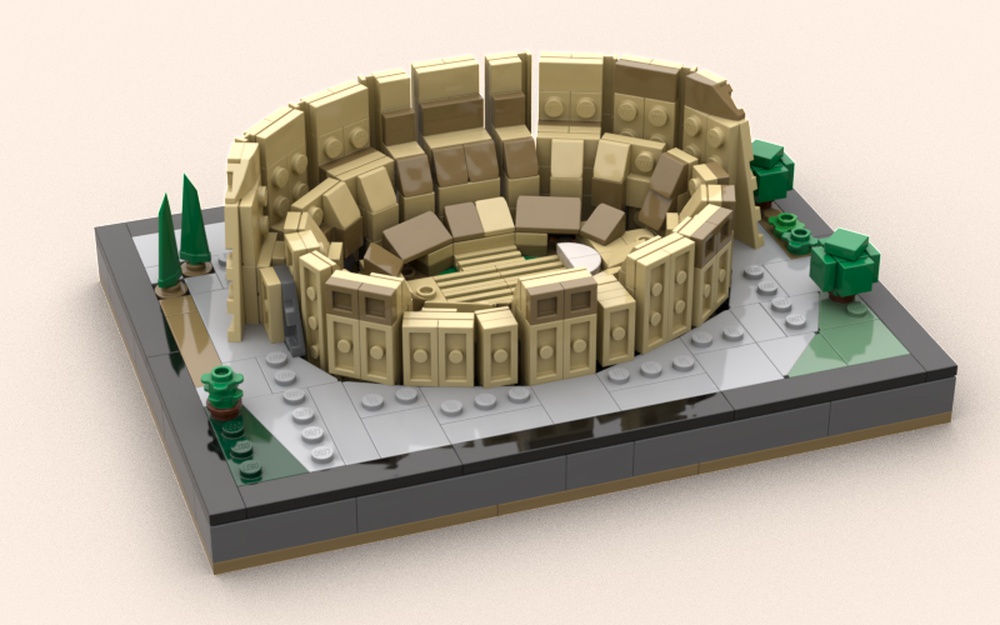 LEGO MOC Mini Colosseum by jaredr122