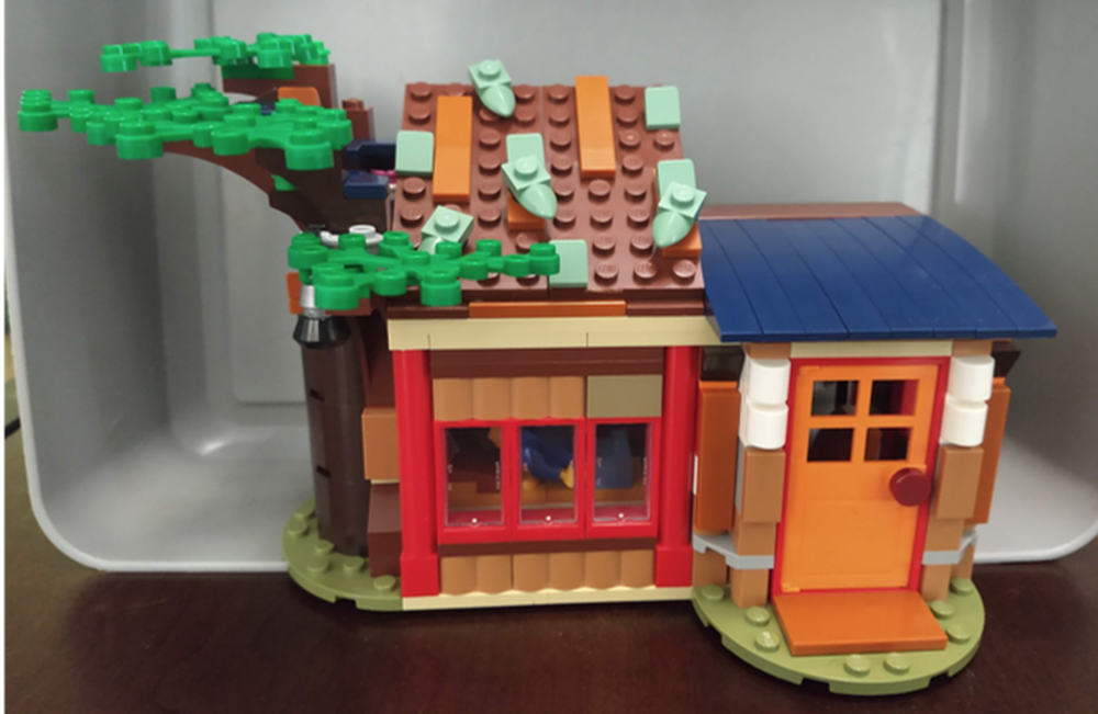 LEGO MOC Cozy Cabin by slanaghan | Rebrickable - Build with LEGO