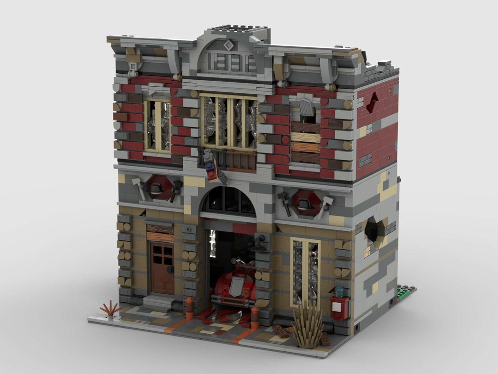 LEGO MOC Apocalypse Firestation by | Rebrickable - Build LEGO
