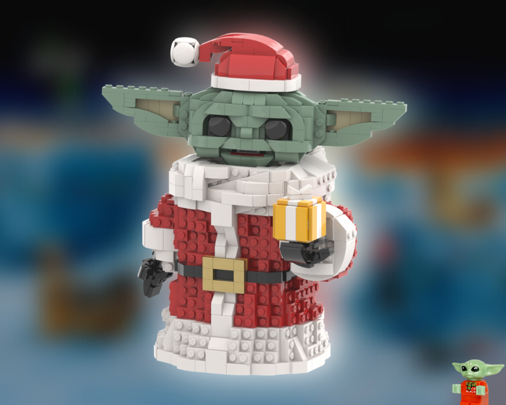 LEGO MOC Grogu - Christmas Outfit (The Child - Set 75318 Mod) by