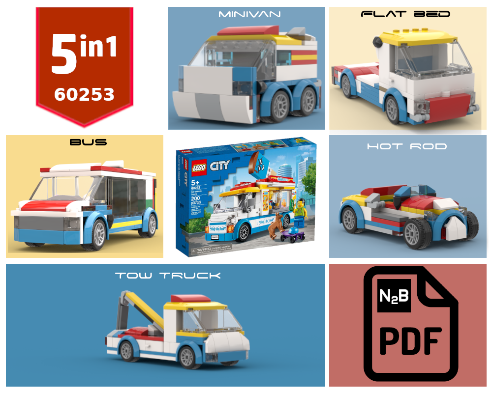 LEGO MOC Lego 60253 Builders Pack in 1 PDF instructions by n2brick | Rebrickable Build LEGO