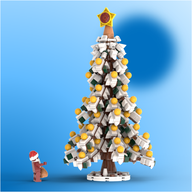 LEGO MOC The old Christmas Tree by the bricked cave Rebrickable