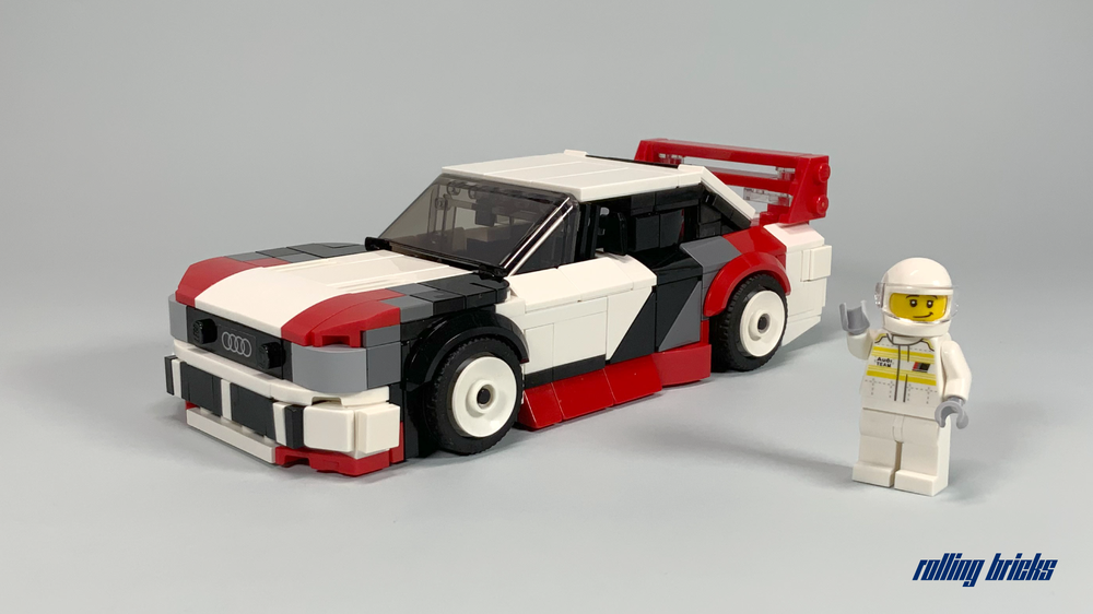 edderkop auditorium Bange for at dø LEGO MOC Audi 90 Quattro IMSA GTO by RollingBricks | Rebrickable - Build  with LEGO