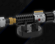 LEGO MOC Qui-Gon Jinn's Lightsaber with Full Length Blade by BuiltByOdoe