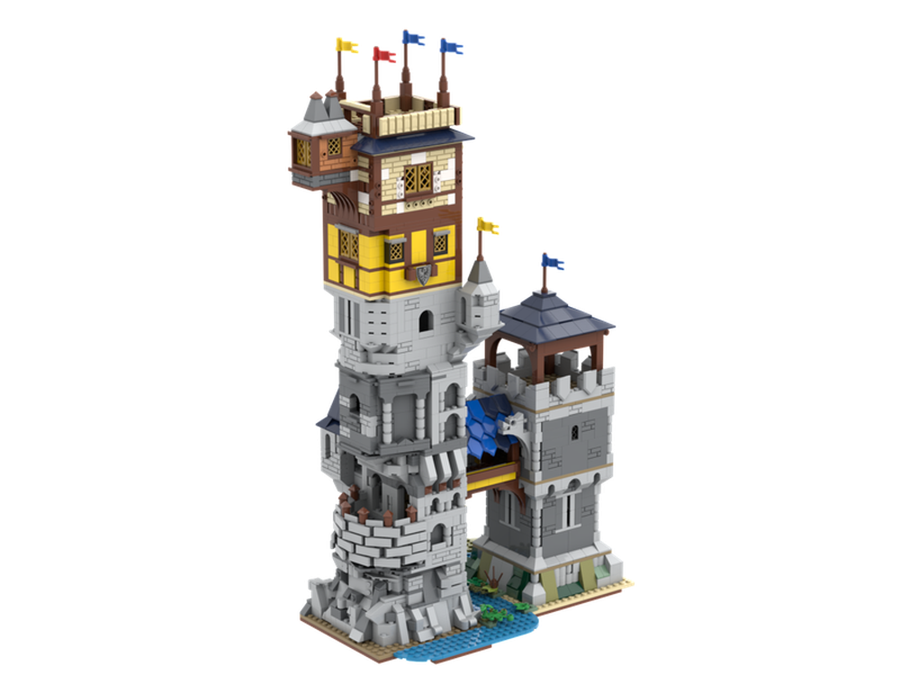 LEGO MOC Castle of the two by kermith72 | Rebrickable - Build with LEGO