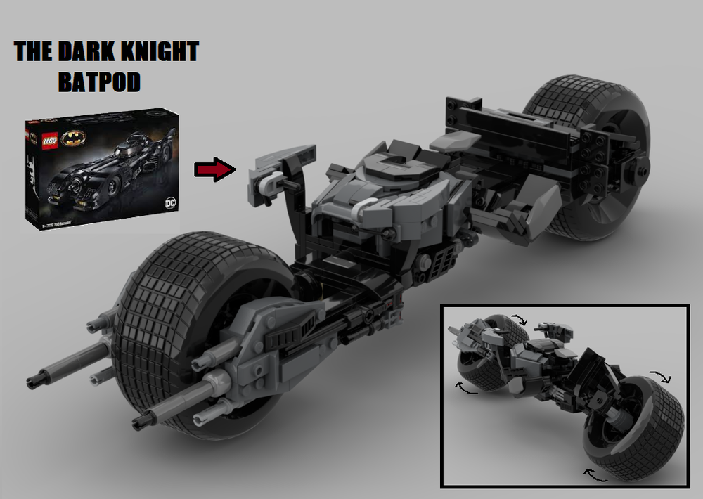 LEGO MOC UCS The Dark Knight 89 Version by CreationCaravan (Brad Barber) | Rebrickable - Build with LEGO